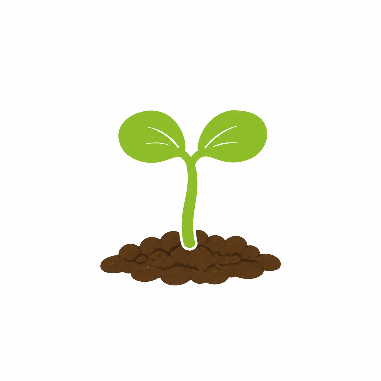 トマトの芽のイラスト