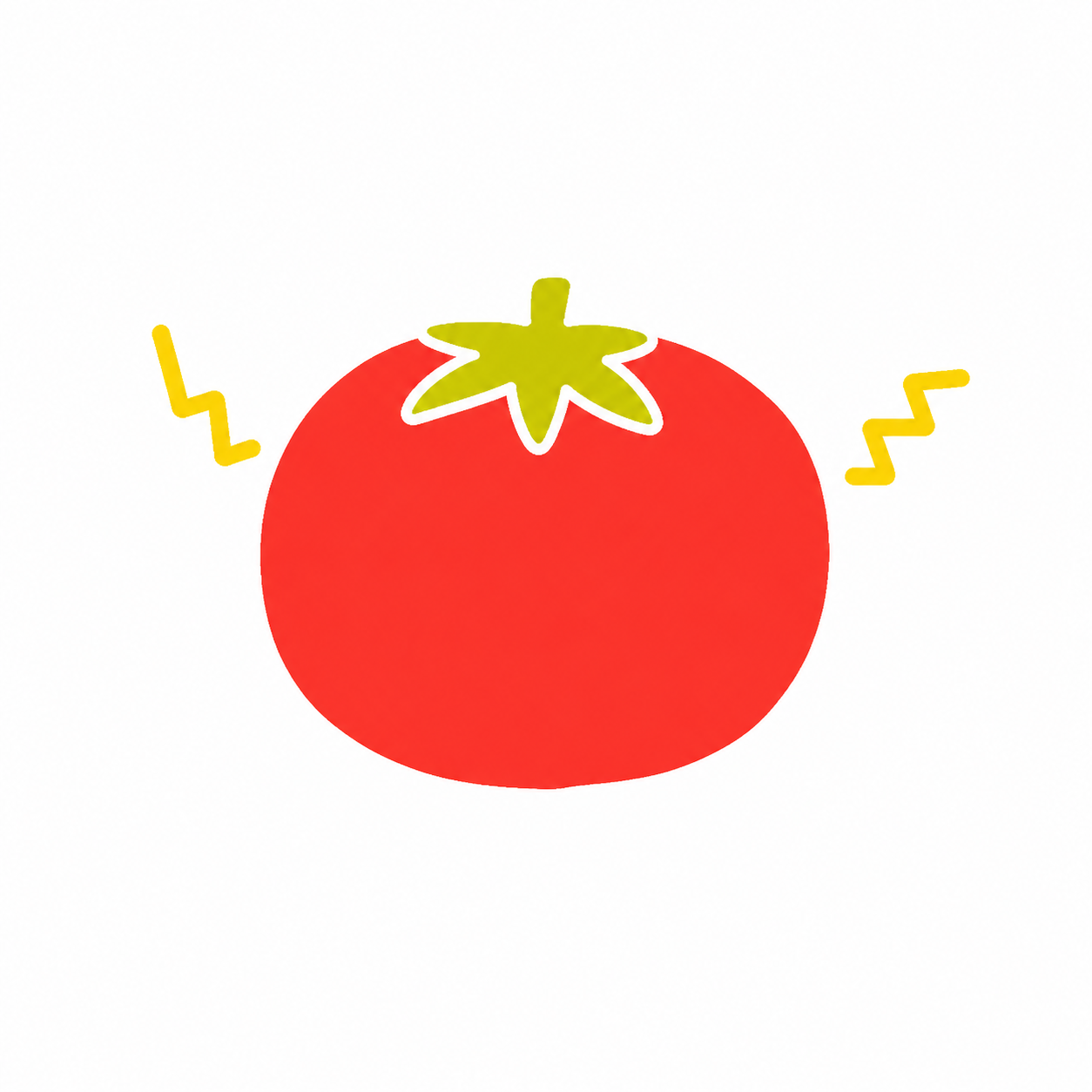 酸っぱい味のイラスト